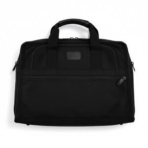 Tumi Black Nylon Expandable Laptop Briefcase Messenger Bag Travel Vacation